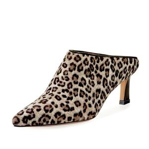 NWOB Stuart Weitzman Mira Leopard Mule